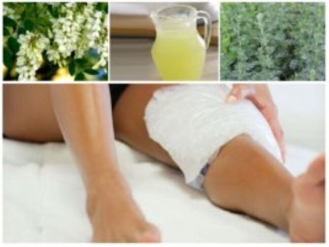 Un método popular muy eficaz para tratar las venas varicosas es el uso de compresas.